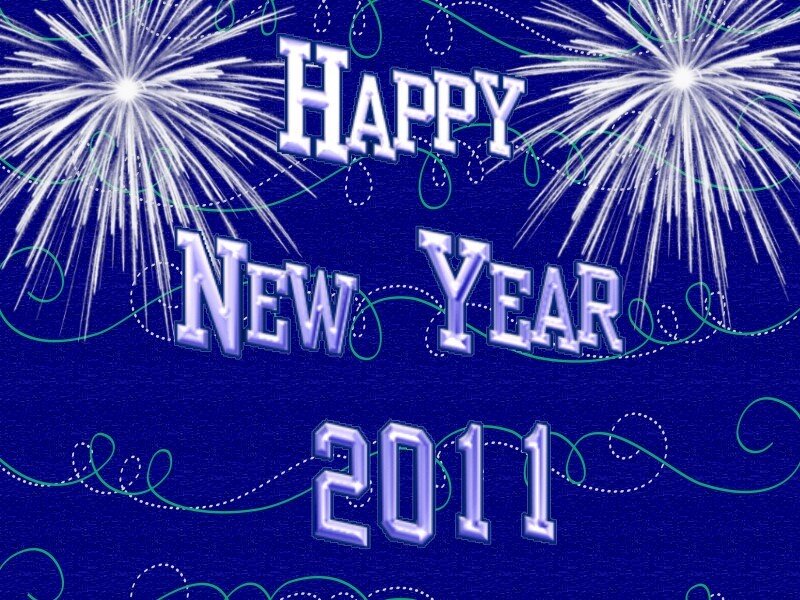 Fireworks Display — Blue, Festive