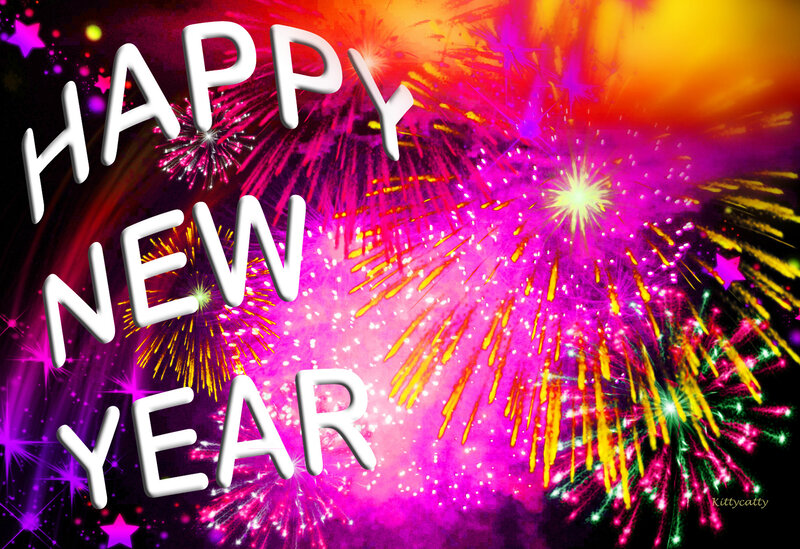 Fireworks Display — Purple, Festive