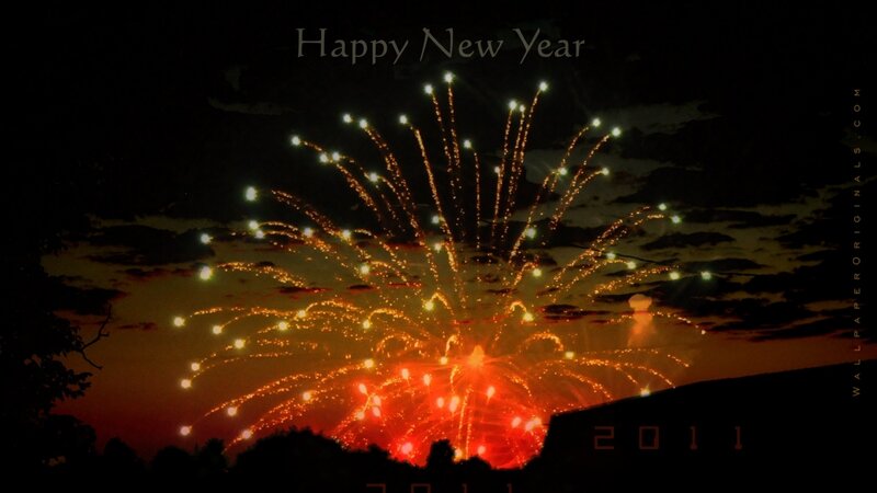 Fireworks Display — Red