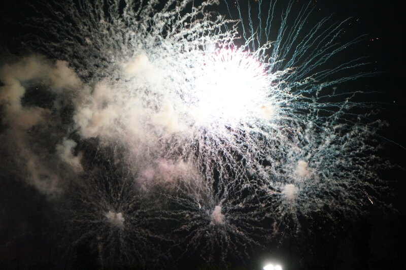 Fireworks Explosion — White