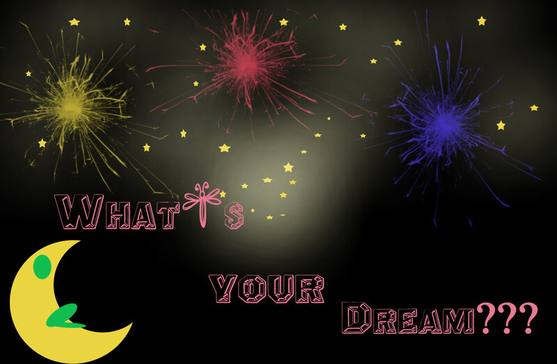 Fireworks in Night Sky — Black