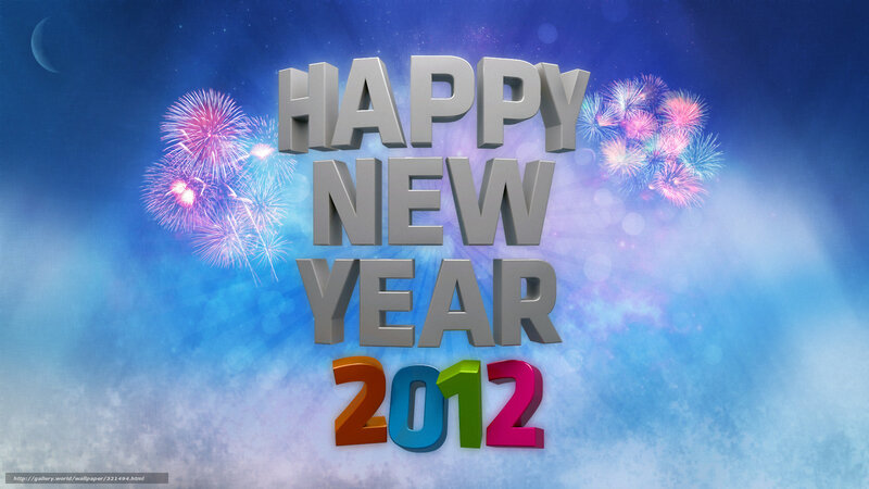 Fireworks in Night Sky — Blue, Celebratory