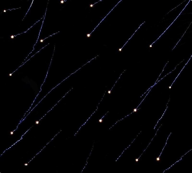 Fireworks in the night sky