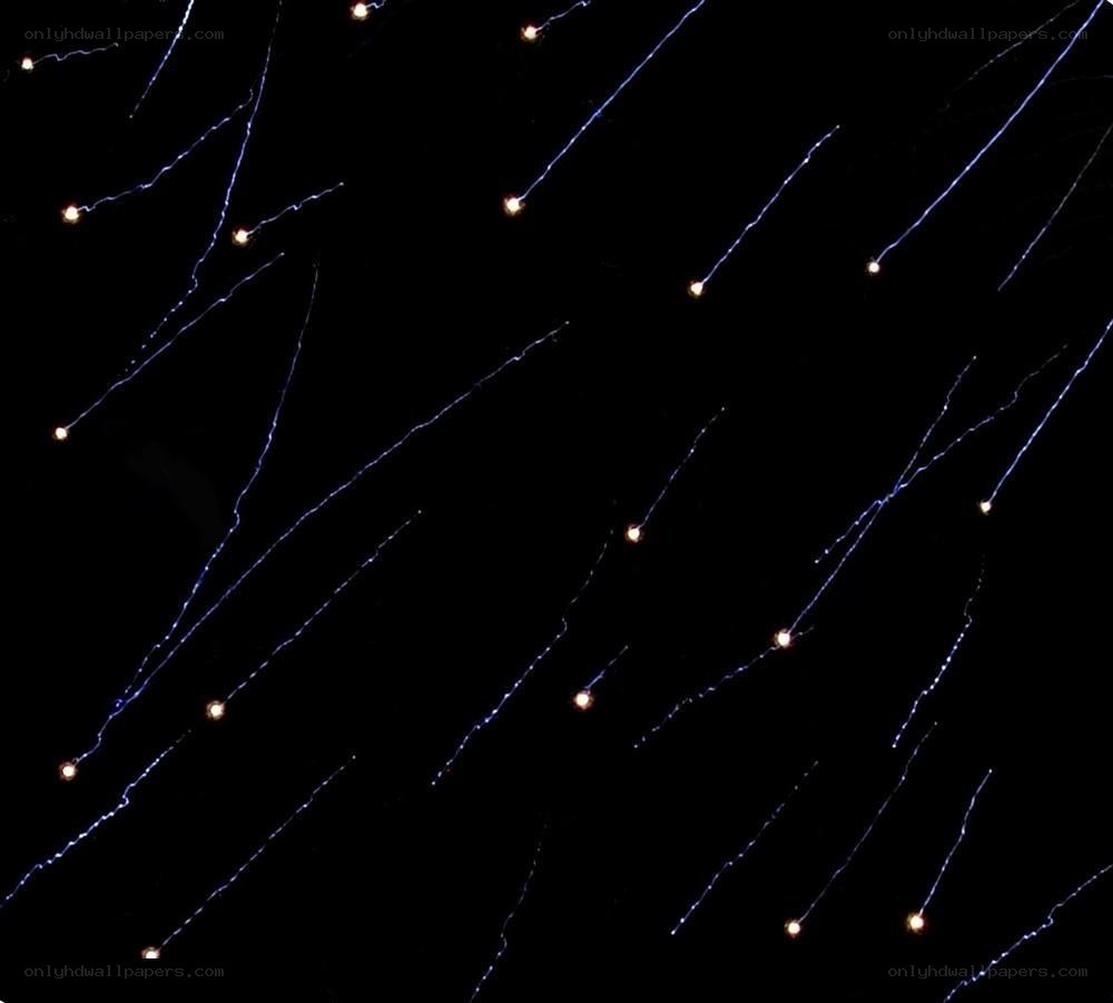 Fireworks in the night sky