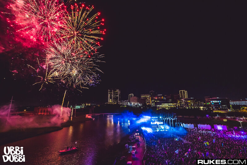 Fireworks over Concert