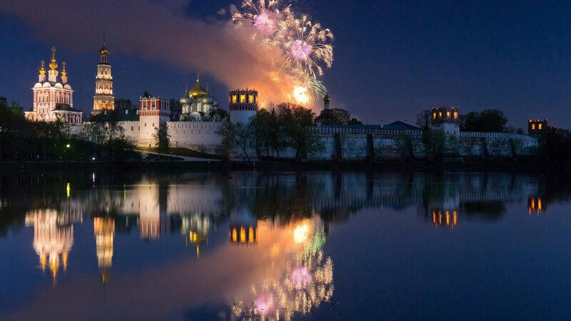 Fireworks over Kremlin