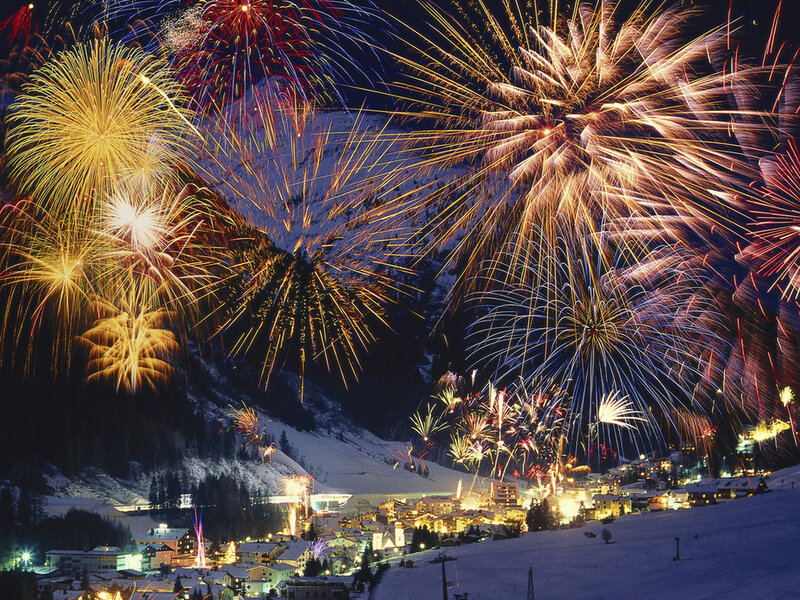 Fireworks over Mountain Village