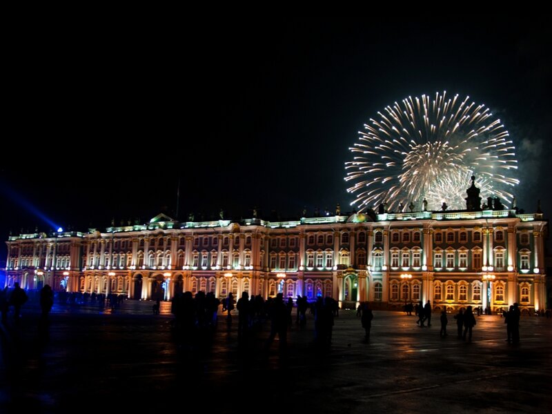 Fireworks over Palace