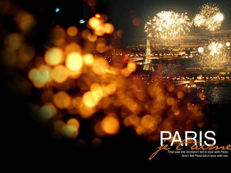 Fireworks over Paris