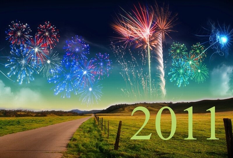 Fireworks over Road