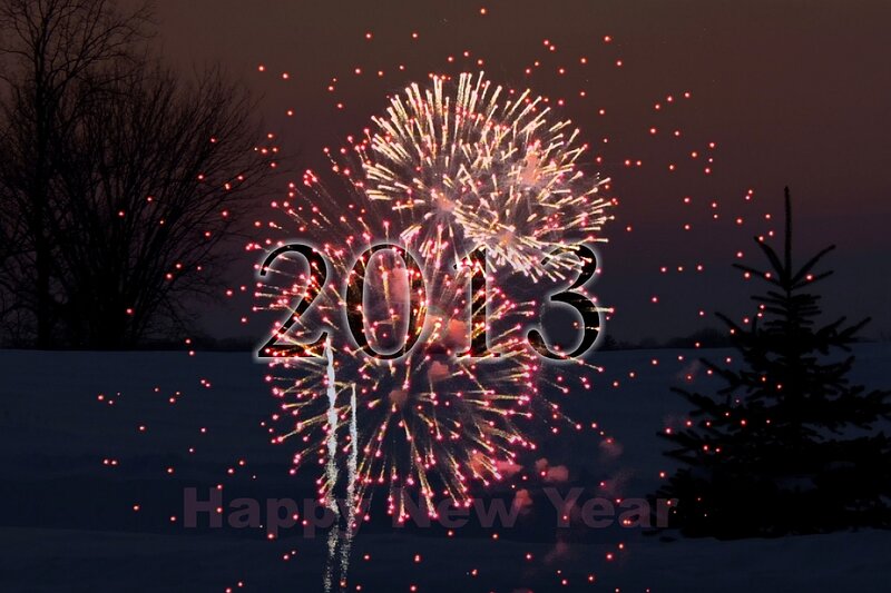 Fireworks over Snow