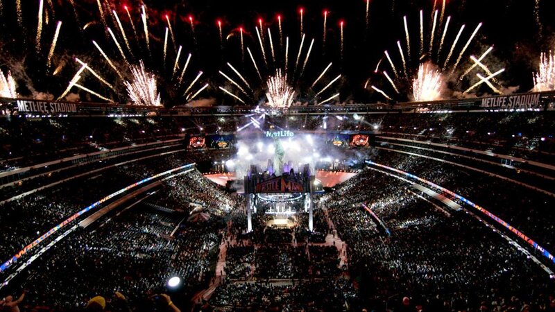 Fireworks over Stadium — Black