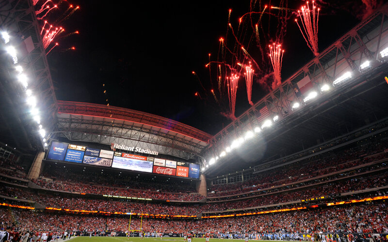 Fireworks over Stadium