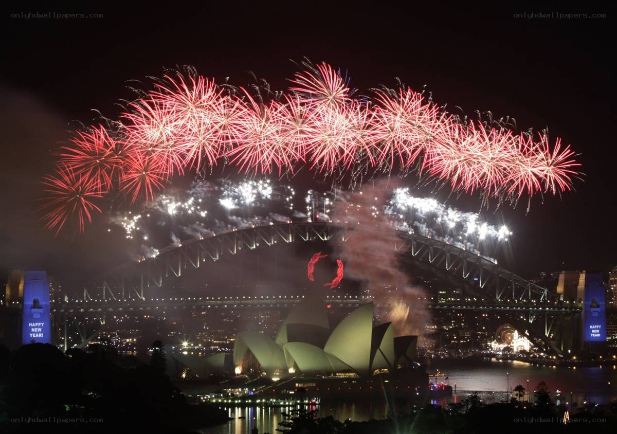 Fireworks over Sydney Harbour