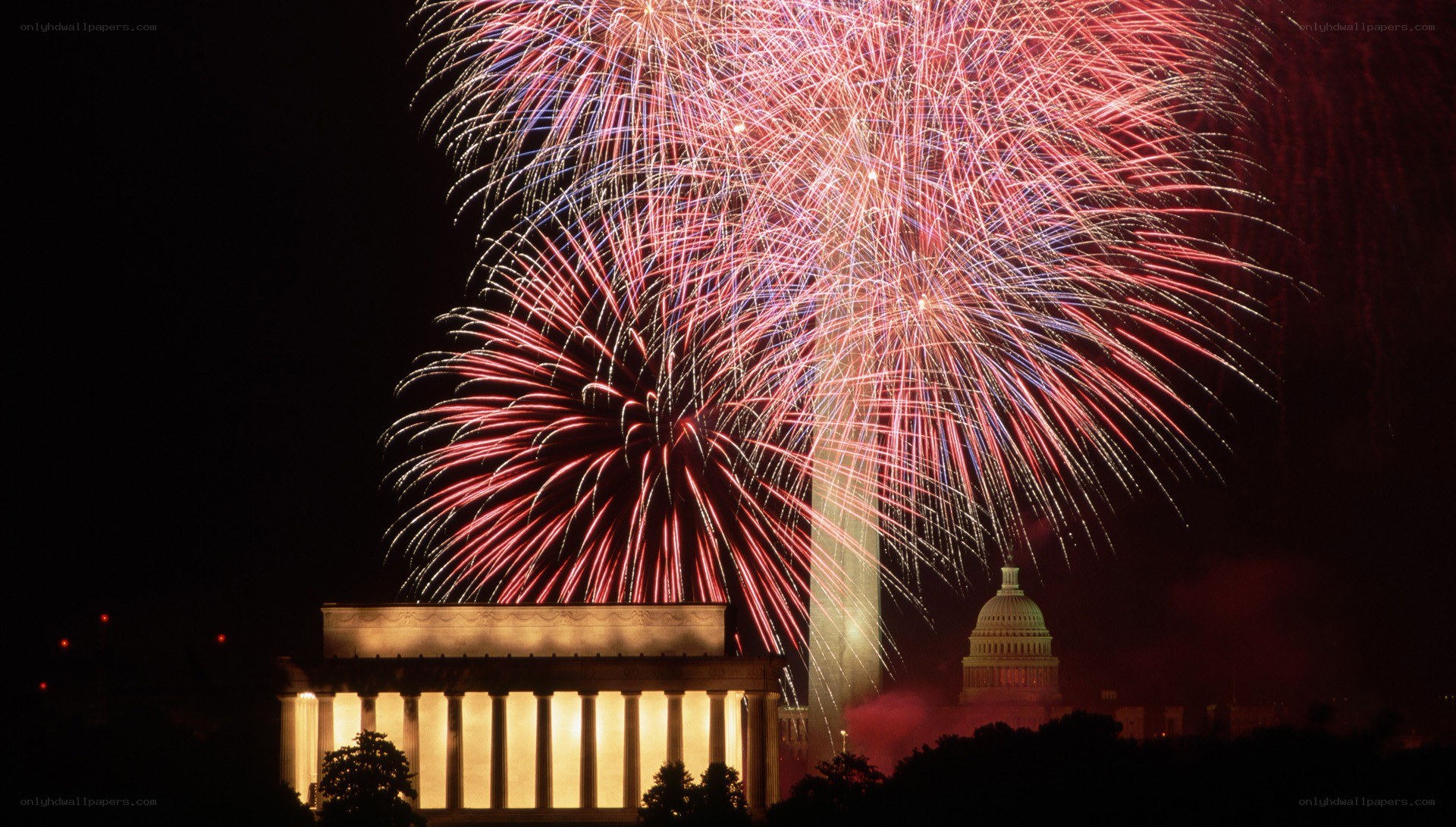 Fireworks over Washington D.C.