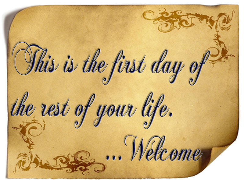 first day of life quote