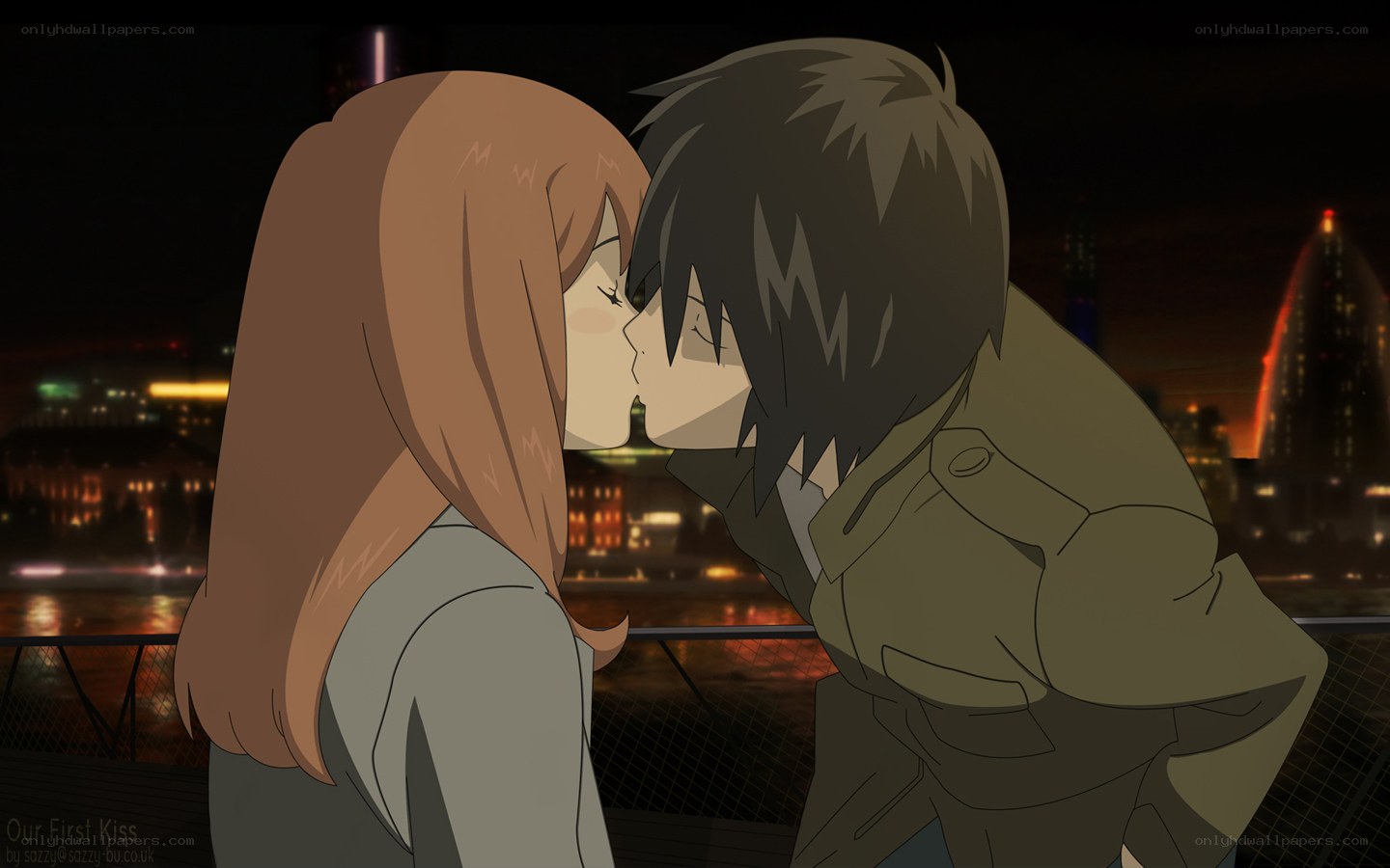first kiss at night