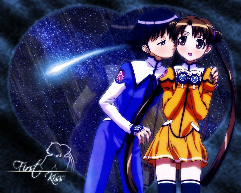 First kiss under the comet