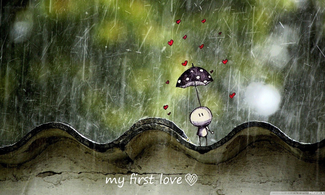 first love in the rain