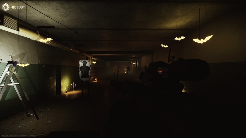 First-person Shooter Scene — Black