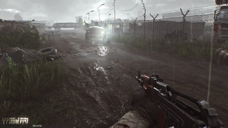 First-person Shooter View — Brown, Dramatic