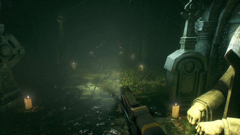 First-person View in Graveyard
