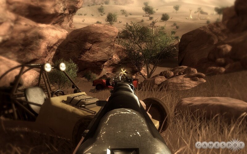 First-person View of Gun — Brown