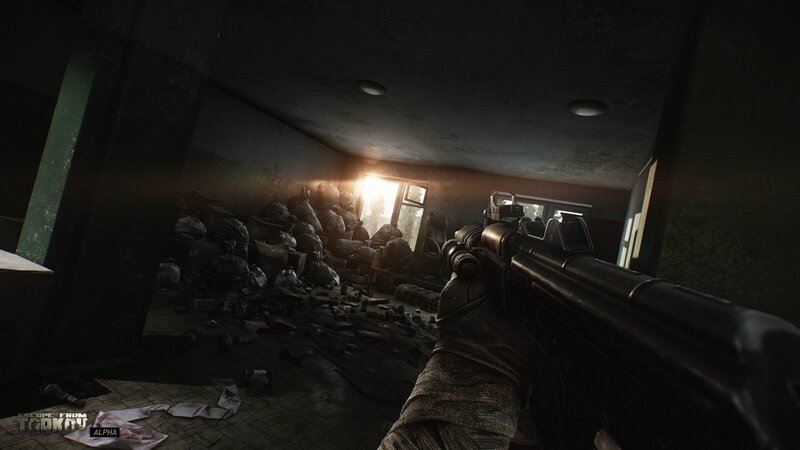 First-person View of Rifle — Black