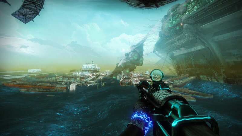 First-person Weapon View — Blue