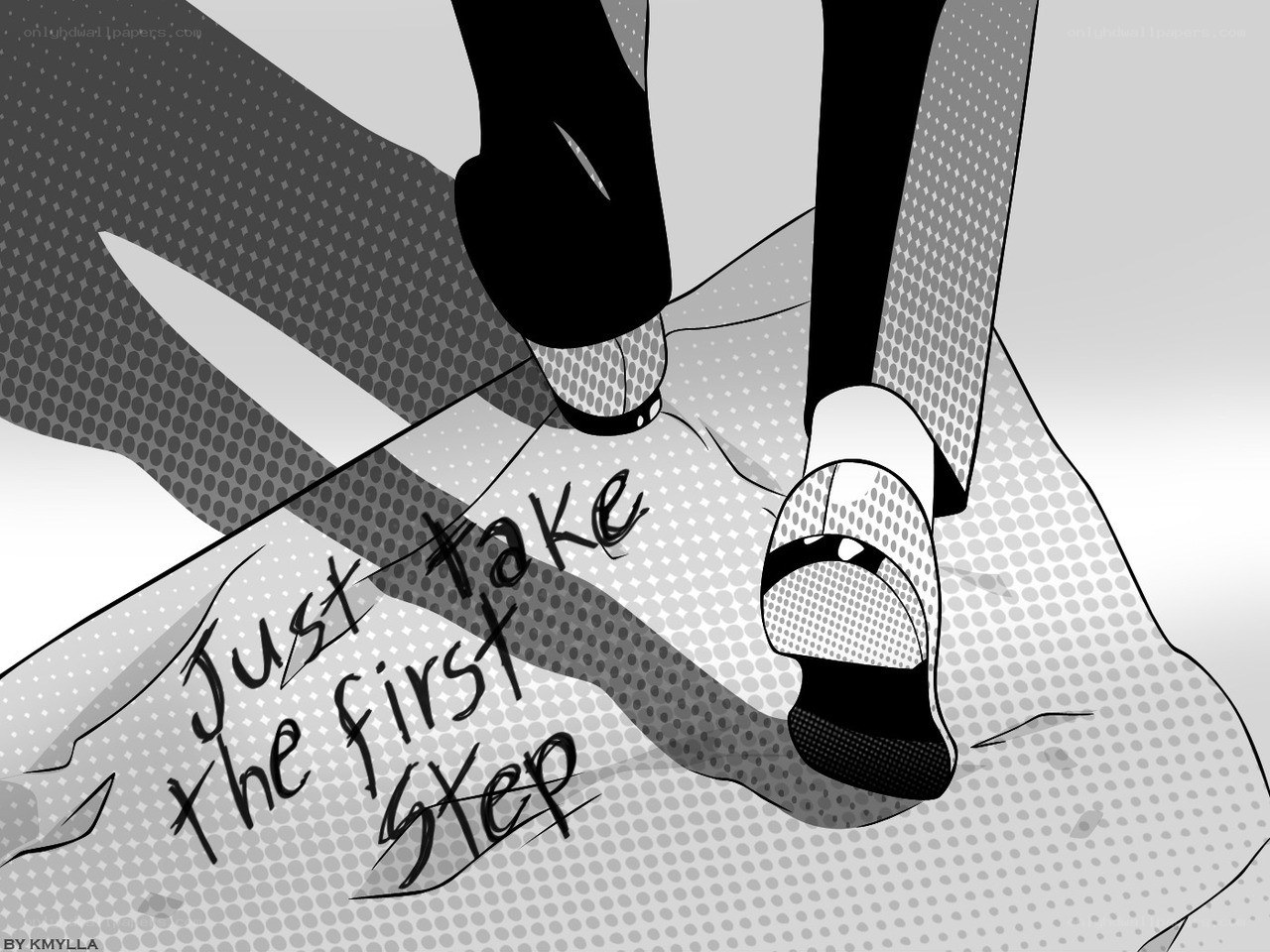 First step illustration