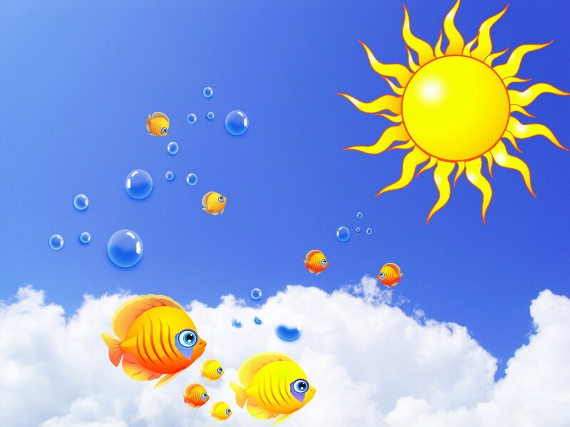 Fish in the Sky — Blue