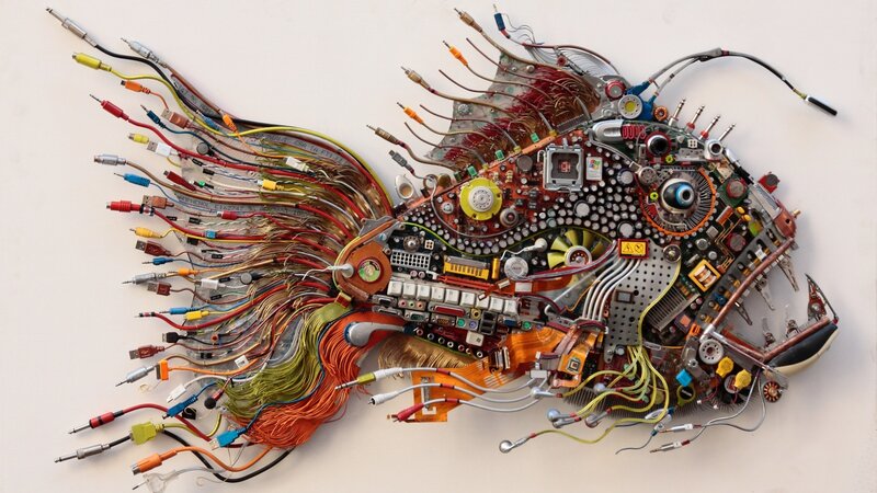 Fish Made of Electronics