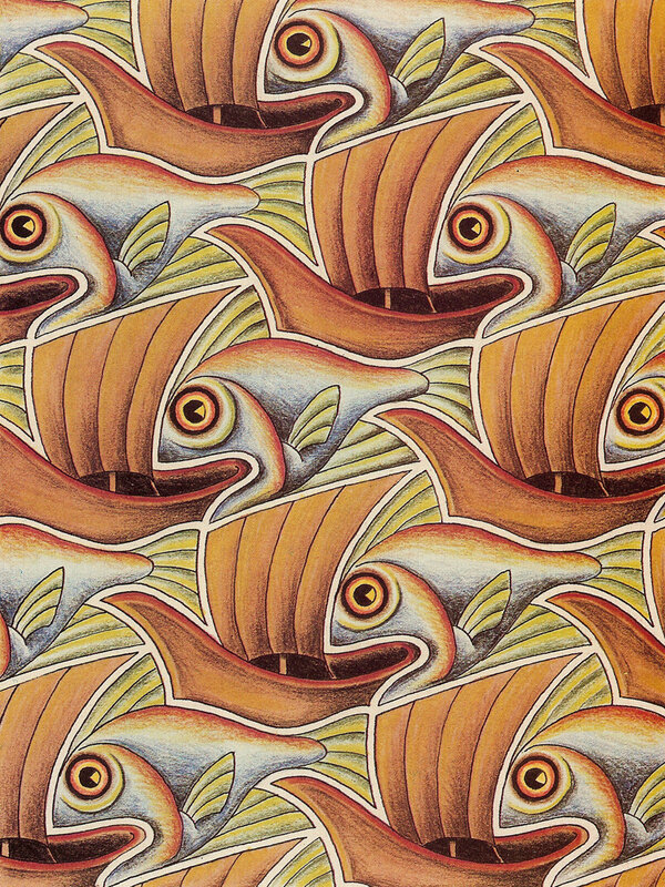 Fish pattern artwork