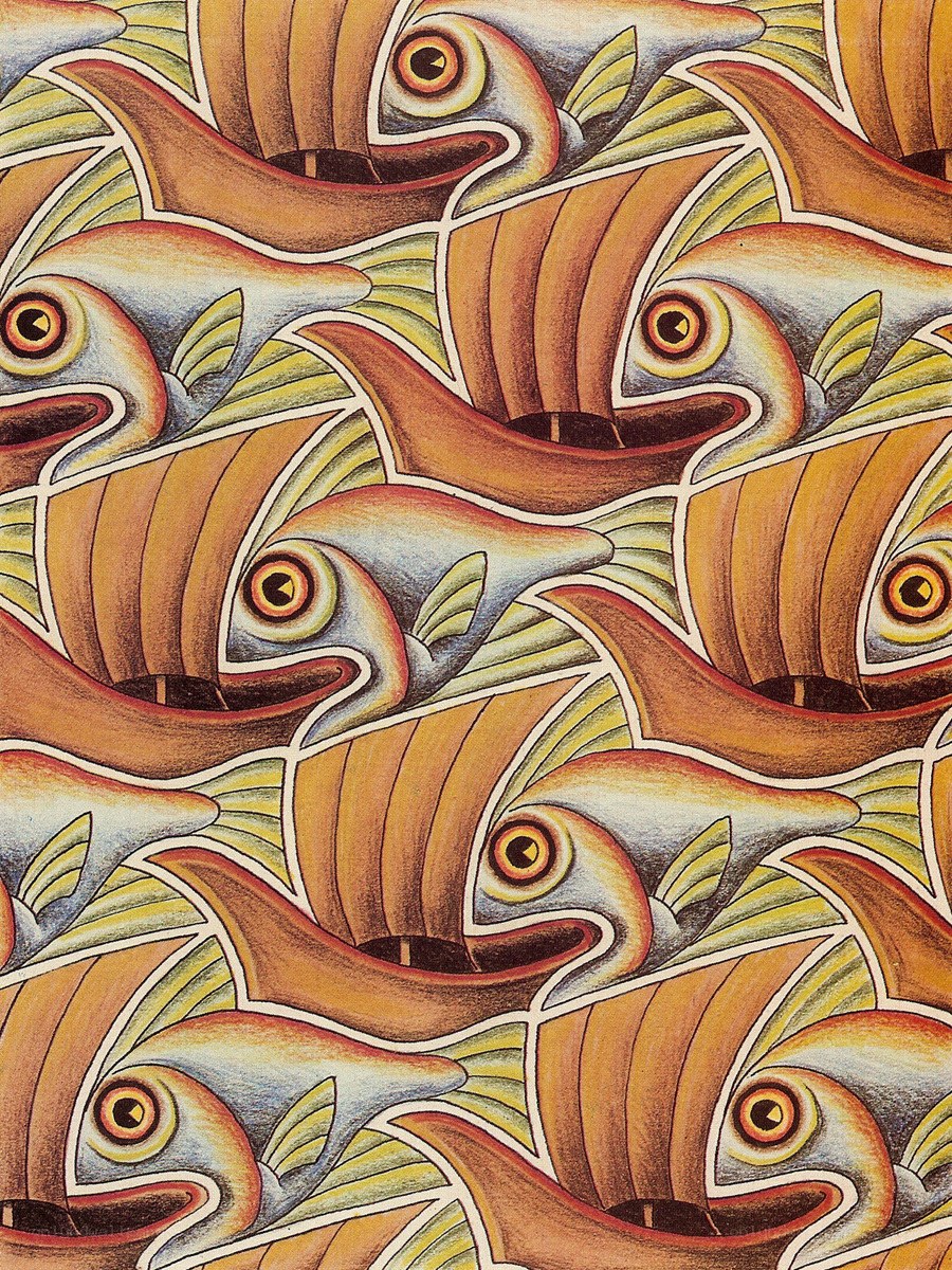 Fish pattern artwork