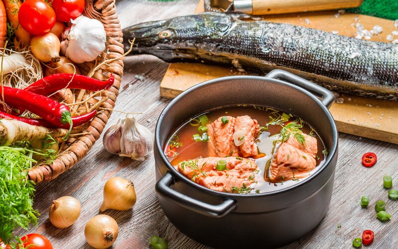 Fish Soup in a Pot