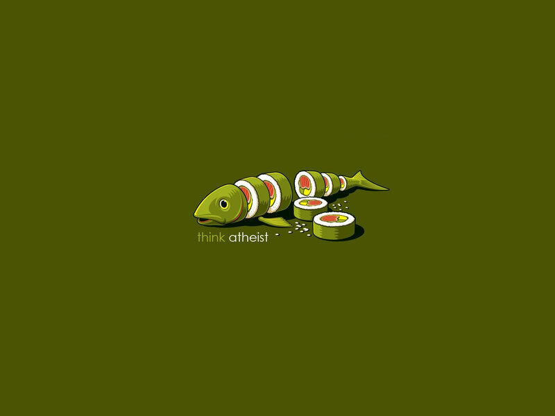 Fish sushi art illustration