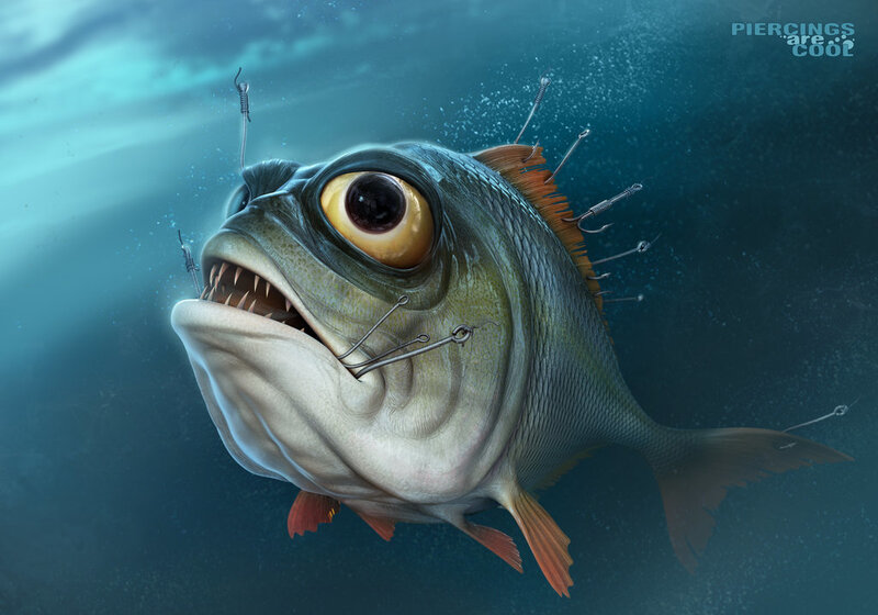 Fish with Hooks
