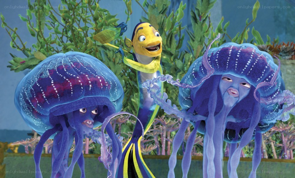fish with jellyfish friends