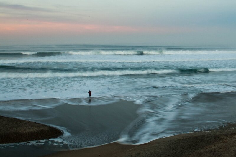 Fisherman at the beach