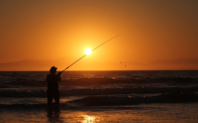 Fisherman Casting Rod