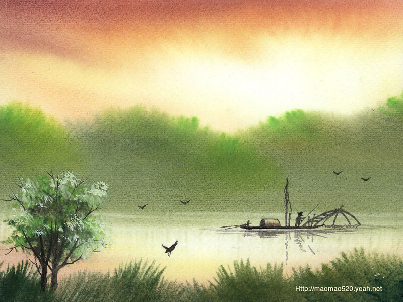 Fisherman on a Boat