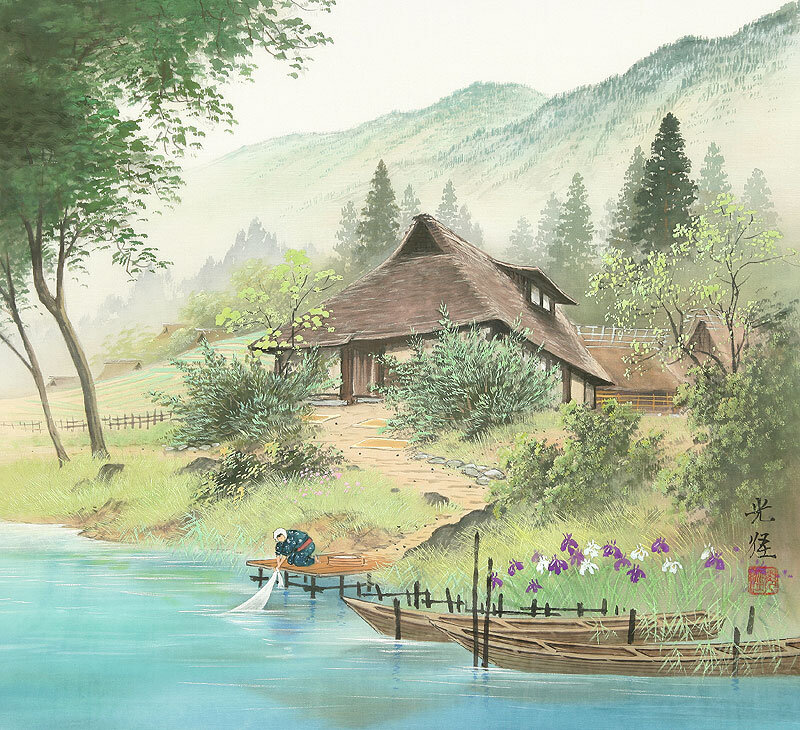 Fisherman on a Dock