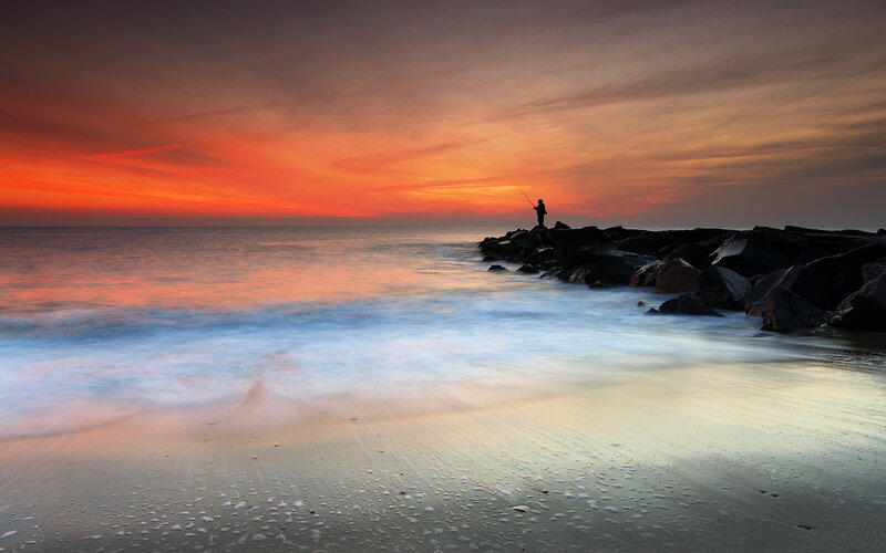 Fisherman on Jetty