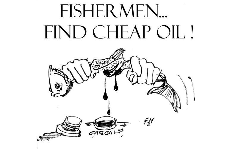 Fishermen find cheap oil