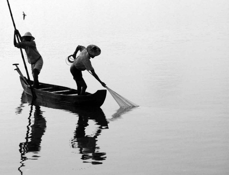 Fishermen in a Boat