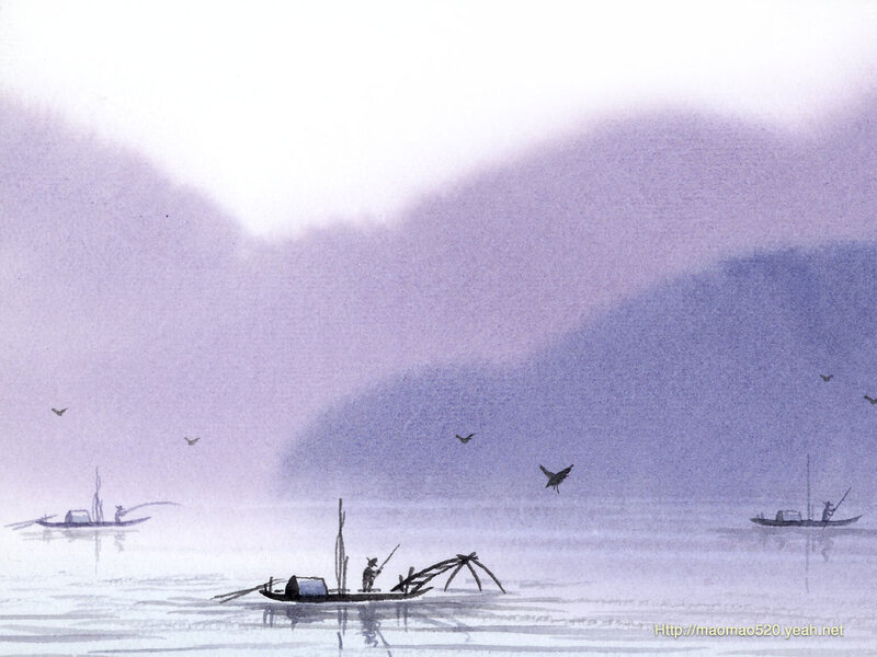 Fishermen on Boats