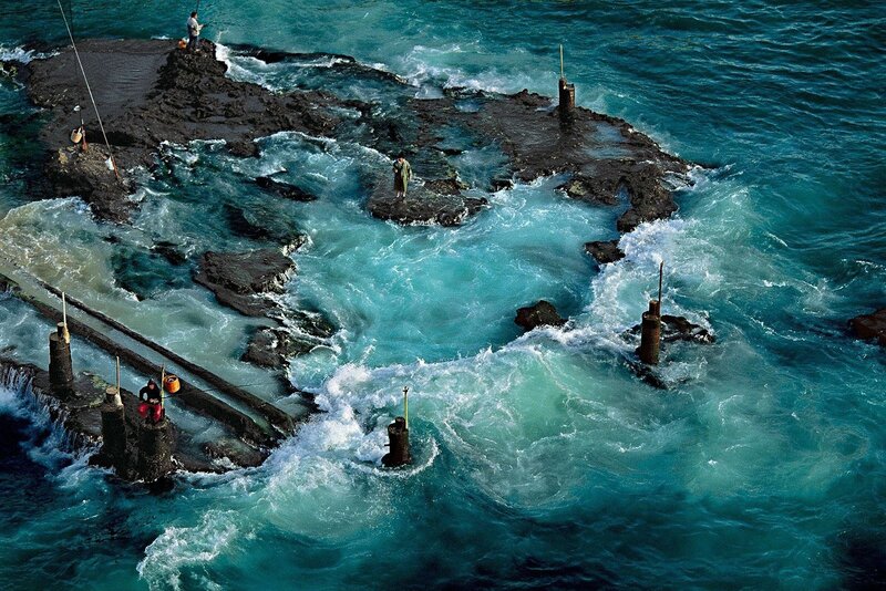 Fishermen on Rocks