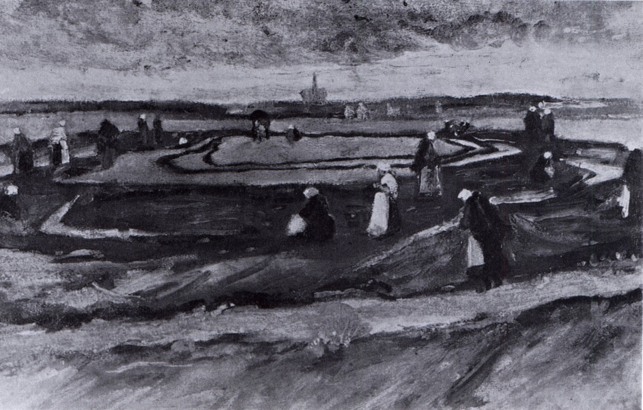 Fishermen on the shore