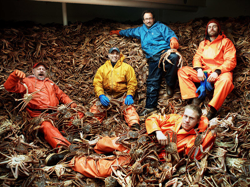 Fishermen with Crabs