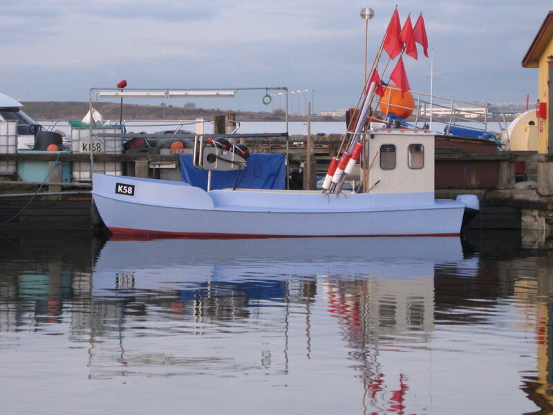 Fishing boat at a harbor